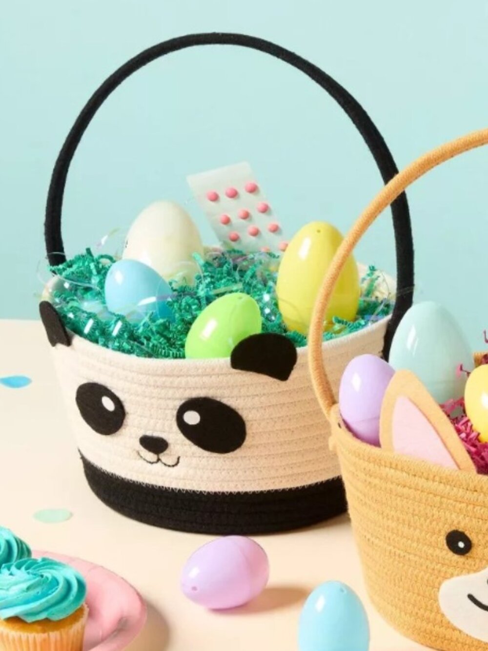 Target Spritz Panda Rope Basket NEW - Picture 2 of 2